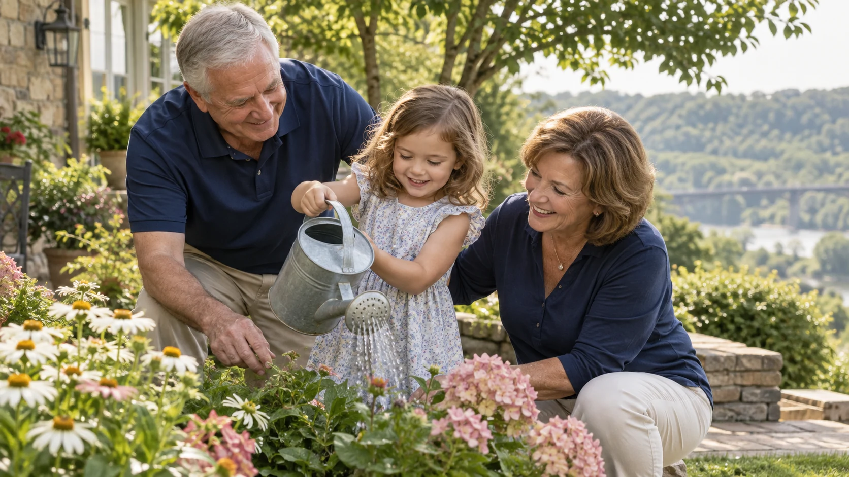 Grandparents enjoying an everyday moment together
